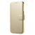 iPhone 17 Pro Max Splitable Electroplated MagSafe RFID Anti-theft Leather Phone Case with Lens Film - Gold