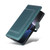 iPhone 17 Pro Max Stitched Magnetic Buckle Leather Phone Case - Green