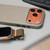iPhone 17 Pro Max Super Magnetic 2-in-1 Silicone Shockproof Phone Case with AI Camera Button - Orange
