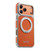 iPhone 17 Pro Max Suteni G6 Large Litchi Texture Electroplated 360 Rotation Holder Magnetic Phone Case - Orange