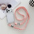 iPhone 17 Pro Max Transparent Acrylic Shockproof Phone Case with Crossbody Lanyard - Pink