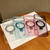 iPhone 17 Pro Max Transparent Colorful Metal Ring Holder MagSafe Phone Case - Black