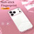 iPhone 17 Pro Max Transparent Plating Fine Hole Phone Case - Transparent