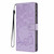 iPhone 17 Pro Max Tree Cat Embossed Flip Vegan Leather Phone Case - Purple