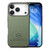 iPhone 17 Pro Max Twill Fabric Leather Skin Back Phone Case - Green