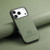 iPhone 17 Pro Max Twill Fabric Leather Skin Back Phone Case - Green