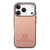 iPhone 17 Pro Max Twill Fabric Leather Skin Back Phone Case - Pink
