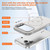 iPhone 17 Pro Max Two-colors Imitation Original Magsafe PC Hybrid TPU Phone Case - Grey White
