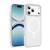 iPhone 17 Pro Max Two-colors Imitation Original Magsafe PC Hybrid TPU Phone Case - Transparent White
