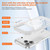 iPhone 17 Pro Max Two-colors Imitation Original Magsafe PC Hybrid TPU Phone Case - Transparent White