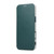 iPhone 17 Pro Max Ultra-thin Rotation Holder Magnetic Plating Vegan Leather Phone Case - Blackish Green