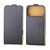 iPhone 17 Pro Max Vertical Flip Leather Phone Case with Card Slot - Black