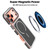 iPhone 17 Pro Max Vibrant Dual-color TPU + Acrylic Magnetic Phone Case - Black