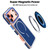 iPhone 17 Pro Max Vibrant Dual-color TPU + Acrylic Magnetic Phone Case - Blue