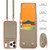 iPhone 17 Pro Max VIETAO Litchi Texture Wallet PU Phone Case with Lanyard - Grey