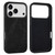 iPhone 17 Pro Max VIETAO Retro Denim Texture PU Leather MagSafe Phone Case - Black