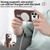 iPhone 17 Pro Max VIETAO Suede MagSafe PU Leather Phone Case with Holder - Coffee Brown