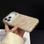 iPhone 17 Pro Max Vintage Crocodile Texture Shockproof Vegan Leather Phone Case - Purple