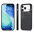 iPhone 17 Pro Max Vintage Leather PC Back Cover Phone Case - Black