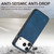 iPhone 17 Pro Max Vintage Leather PC Back Cover Phone Case - Blue
