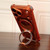 iPhone 17 Pro Max Walnut Metal Frameless 360 Degree Rotation Holder MagSafe Phone Case - Orange