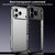 iPhone 17 Pro Max War Shadow Stripe Series Airbag Frosted Shockproof Phone Case - Gray