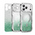 iPhone 17 Pro Max Wavy Frame Star Diamond Electroplate TPU Glitter Magnetic Phone Case - Gradient Green