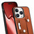 iPhone 17 Pro Max Wristband Kickstand Card Wallet Back Phone Case with Tool Knife - Brown