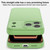 iPhone 17 Pro Max XDcase AI Button Integrated Full Coverage Imitation Silicone Phone Case - Green