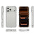 iPhone 17 Pro Max XDcase Candy DIY Detachable Lanyard Hole Shockproof Phone Case - Transparent Pink
