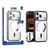 iPhone 17 Pro Max XDcase JINDUN Clear Cover Independent Metal Button Magnetic Phone Case - Black
