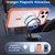 iPhone 17 Pro Max XDcase JINDUN Clear Cover Independent Metal Button Magnetic Phone Case - Orange