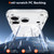 iPhone 17 Pro Max XDcase JINDUN Clear Cover Independent Metal Button Magnetic Phone Case - Transparent