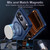 iPhone 17 Pro Max XDcase Metal Lens Frame Skin Feel Magnetic Phone Case - Dark Blue