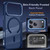 iPhone 17 Pro Max XDcase Metal Lens Frame Skin Feel Magnetic Phone Case - Dark Blue