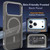 iPhone 17 Pro Max XDcase Metal Lens Frame Skin Feel Magnetic Phone Case - Grey