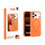 iPhone 17 Pro Max XDcase Metal Lens Frame Skin Feel Magnetic Phone Case - Orange