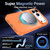 iPhone 17 Pro Max XDcase Metal Lens Frame Skin Feel Magnetic Phone Case - Orange