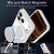iPhone 17 Pro Max XDcase Metal Lens Frame Skin Feel Magnetic Phone Case - White