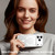 iPhone 17 Pro Max XDcase Metal Lens Frame Skin Feel Magnetic Phone Case - White