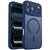iPhone 17 Pro Max XDcase Skin Feel Magnetic Frosted Phone Case with Lens Film - Midnight Blue