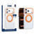 iPhone 17 Pro Max XDcase YADUN Rotating Bracket Magnetic Phone Case - Orange White