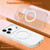 iPhone 17 Pro Max XDcase YADUN Rotating Bracket Magnetic Phone Case - Orange White