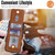 iPhone 17 Pro Max YM030 Retro Faux Leather Magnetic Detachable Wallet Phone Case - Brown