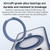 iPhone 17 Pro Max ZGA Feitian 360 Rotation Holder Magsafe PC Hybrid TPU Phone Case - Black