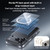 iPhone 17 Pro Max ZGA Magsafe Metal Buttons Clear PC Hybrid TPU Phone Case - Transparent