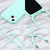 Candy Colors TPU Protective Phone Case with Lanyard iPhone 17 Pro - Mint Green