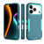 iPhone 17 Pro 2 in 1 PC Hybrid TPU Phone Case - Blue+Blue Green