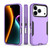 iPhone 17 Pro 2 in 1 PC Hybrid TPU Phone Case - Purple+Black
