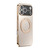 iPhone 17 Pro 360 Degree Rotating Holder MagSafe Electroplated Phone Case with Lens Cover - Desert Gold